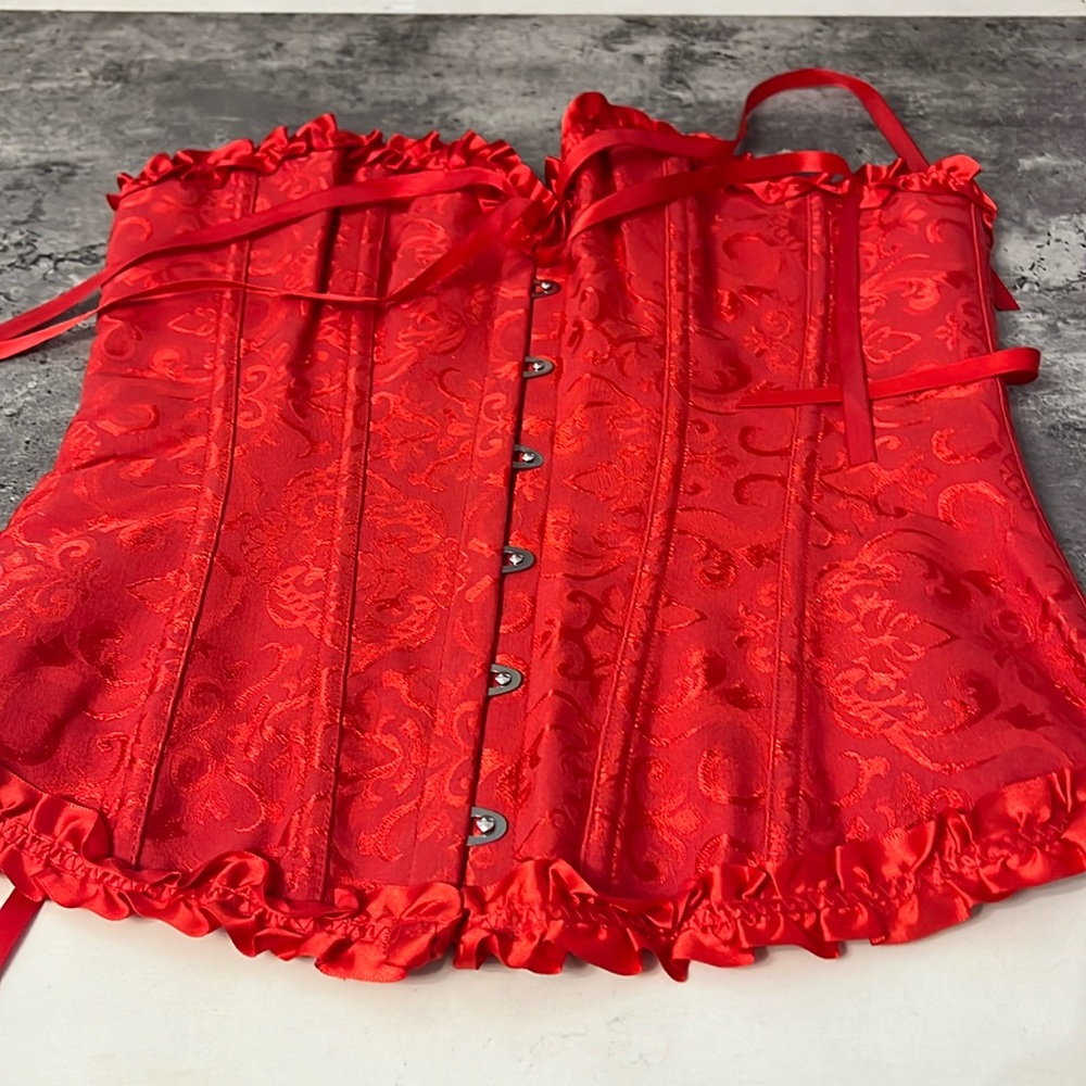 NEW Red corset from adore Me size S